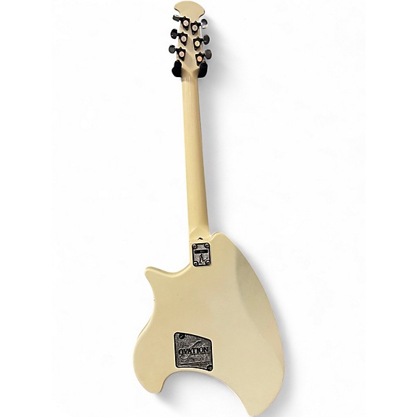 Used Ovation deacon white Solid Body Electric Guitar