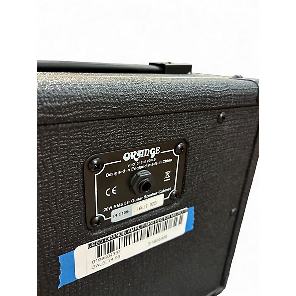 Used Orange Amplifiers PPC108 Micro Terror 1X8 Guitar Cabinet