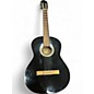 Used Lucero LC100 Black Classical Acoustic Guitar thumbnail