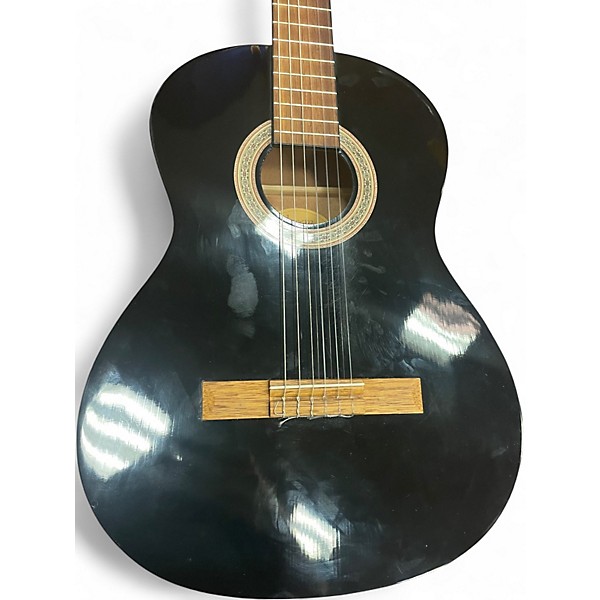 Used Lucero LC100 Black Classical Acoustic Guitar