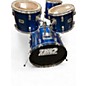 Used TKO 5 Piece 5 PIECE DRUMSET  Blue Drum Kit thumbnail