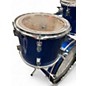 Used TKO 5 Piece 5 PIECE DRUMSET  Blue Drum Kit