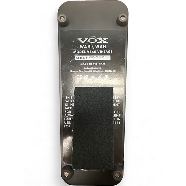 Used VOX V846HW Hand Wired Wah Effect Pedal