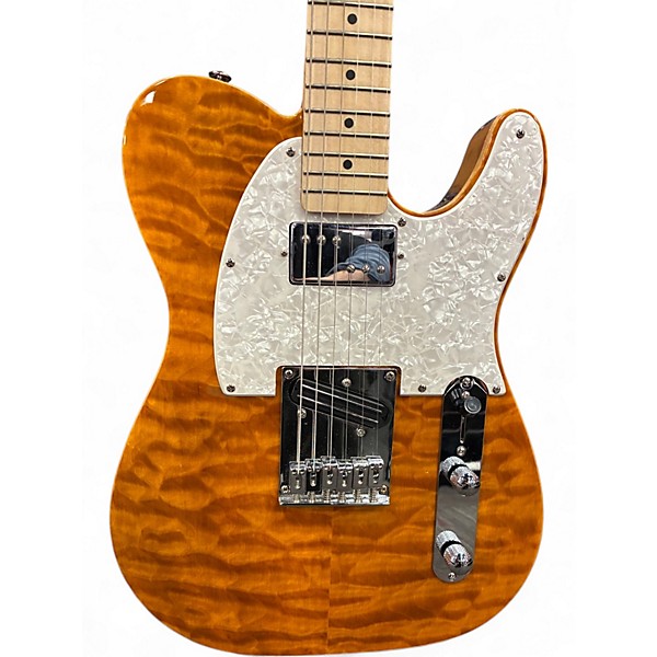 Used Michael Kelly 1950 Series 1957 SAMMZO Trans Amber Solid Body Electric Guitar