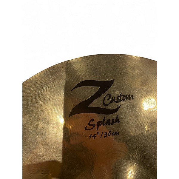 Used Zildjian 14in Z Custom Splash  Cymbal