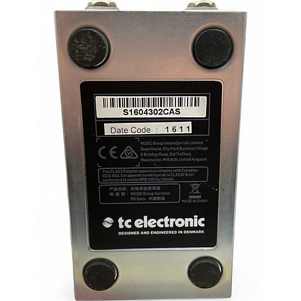 Used TC Electronic Cinders Overdrive Effect Pedal