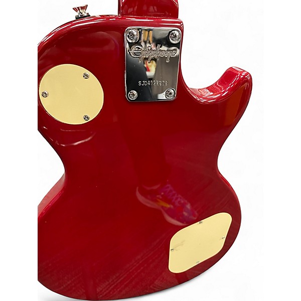 Used Epiphone Les Paul 100 Bolt On Left Handed 2 Tone Sunburst Electric Guitar