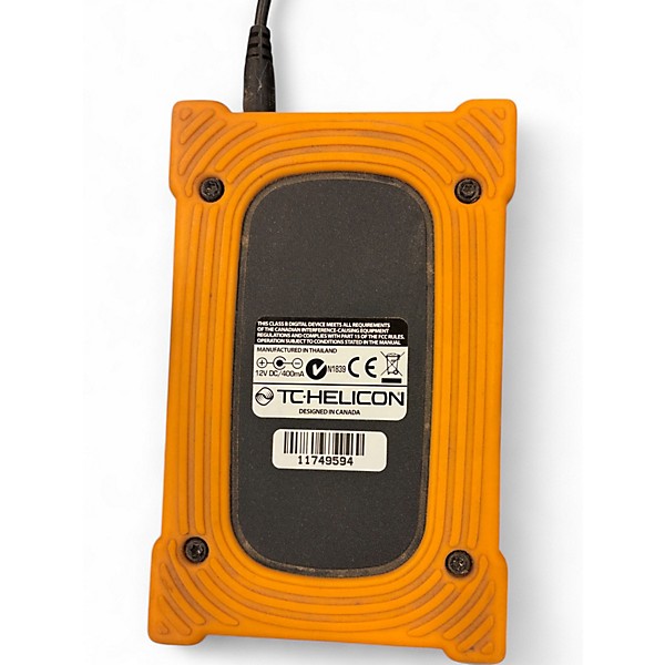 Used TC Helicon VoiceTone E1 Vocal Echo and Delay Pedal Effect Pedal