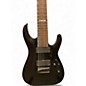 Used ESP ltd H308 8 String Black Solid Body Electric Guitar