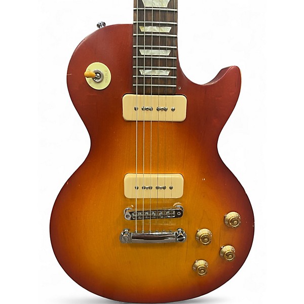 Used Gibson Les Paul 60s Tribute p 90 sunburst Solid Body Electric Guitar