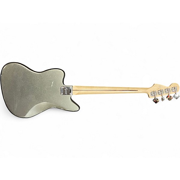 Used Squier JAGUAR BASS Metallic Gray Electric Bass Guitar