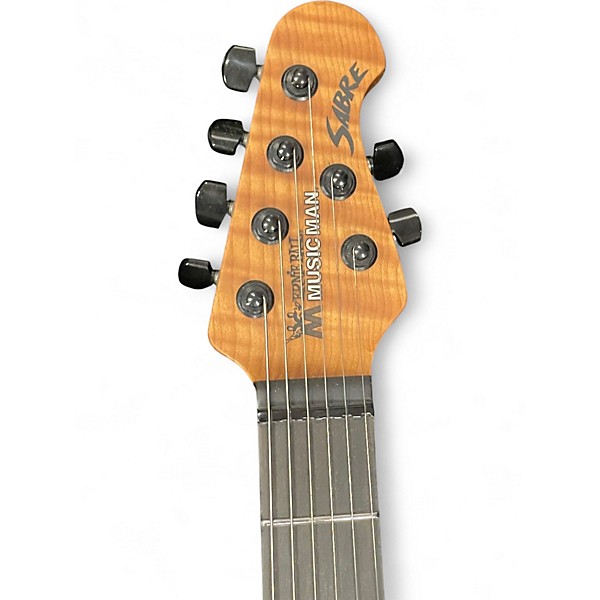 Used Ernie Ball Music Man Sabre Green Solid Body Electric Guitar