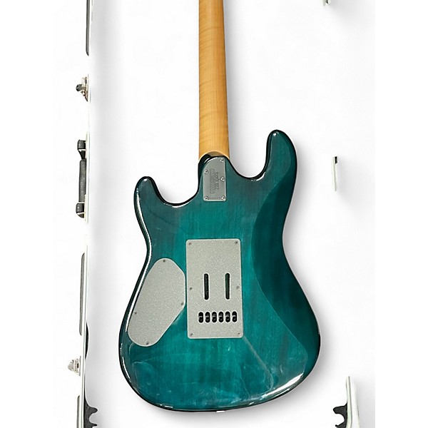 Used Ernie Ball Music Man Sabre Green Solid Body Electric Guitar