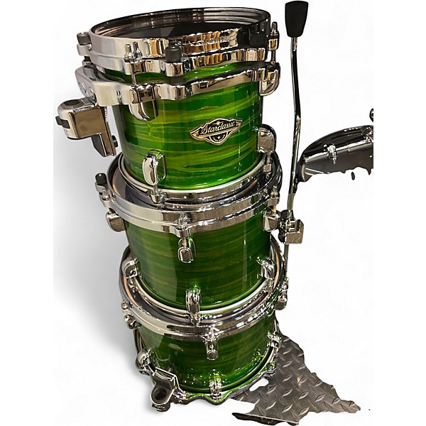 Used TAMA 6 Piece Starclassic Walnut/Birch Shamrock Oyster Drum Kit