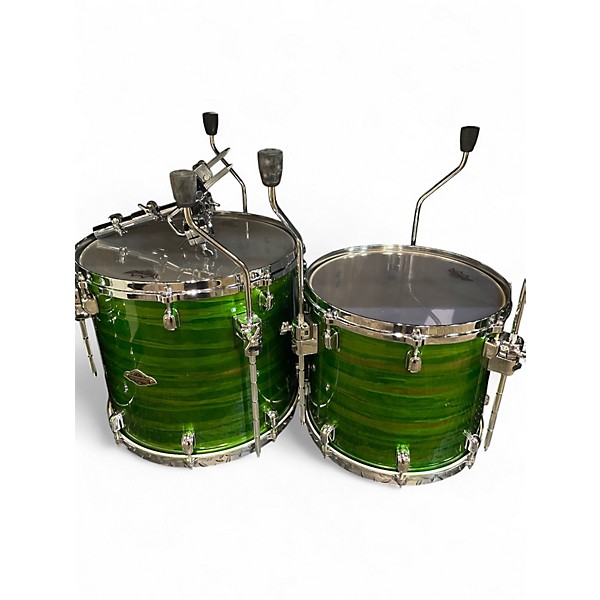 Used TAMA 6 Piece Starclassic Walnut/Birch Shamrock Oyster Drum Kit
