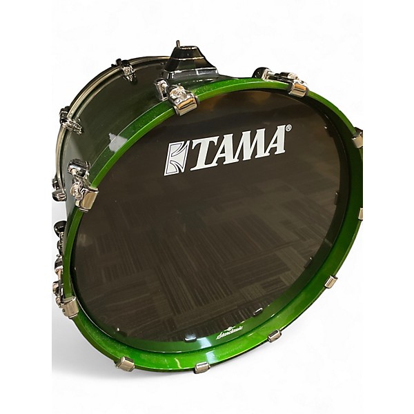 Used TAMA 6 Piece Starclassic Walnut/Birch Shamrock Oyster Drum Kit