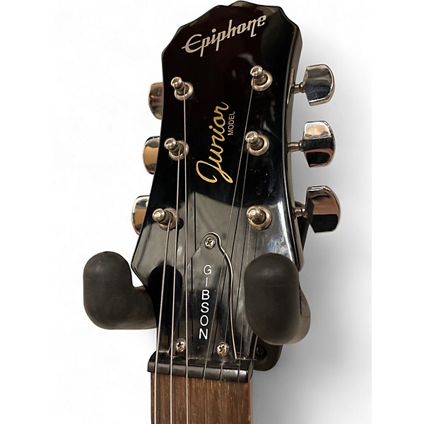 Used Epiphone Les Paul Junior Black Solid Body Electric Guitar