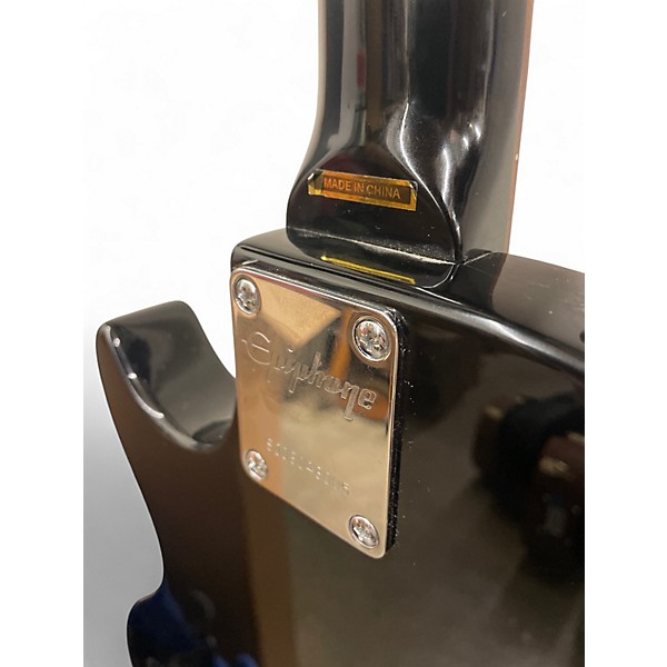 Used Epiphone Les Paul Junior Black Solid Body Electric Guitar