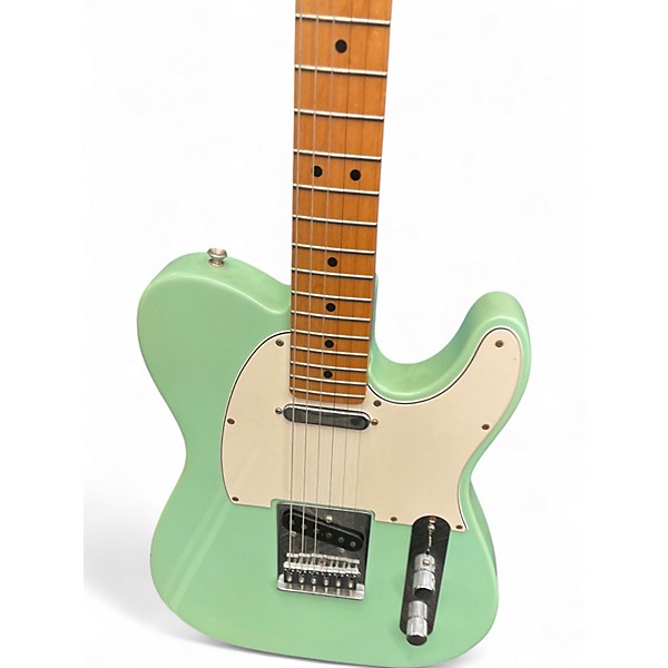 Used Fender Player Telecaster Surf Green Solid Body Electric Guitar