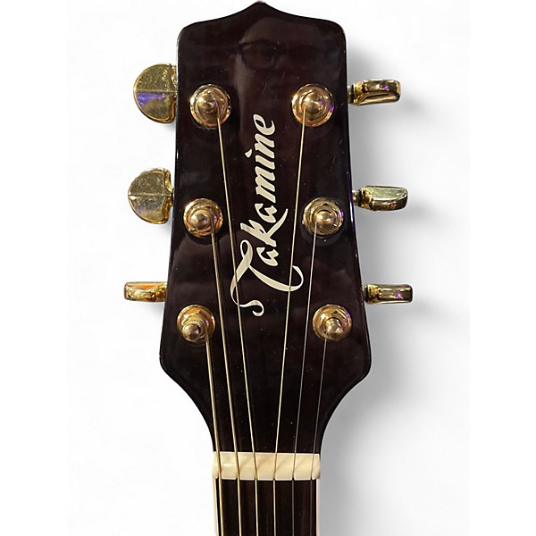 Used Takamine EG334C Natural Acoustic Electric Guitar