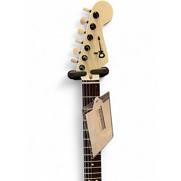 Used 2022 Charvel JEL JAKE E LEE SIGNATURE White Solid Body Electric Guitar