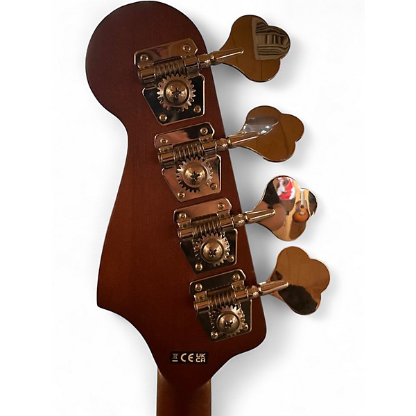 Used Fender Kingman Acoustic Electric Bass Black Acoustic Bass Guitar