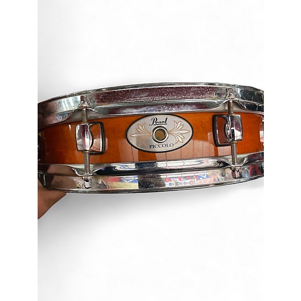 Used Pearl 3.5X13 Sensitone Snare Amber Drum