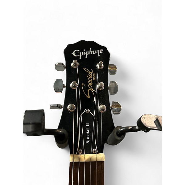 Used Epiphone Special II Black Solid Body Electric Guitar