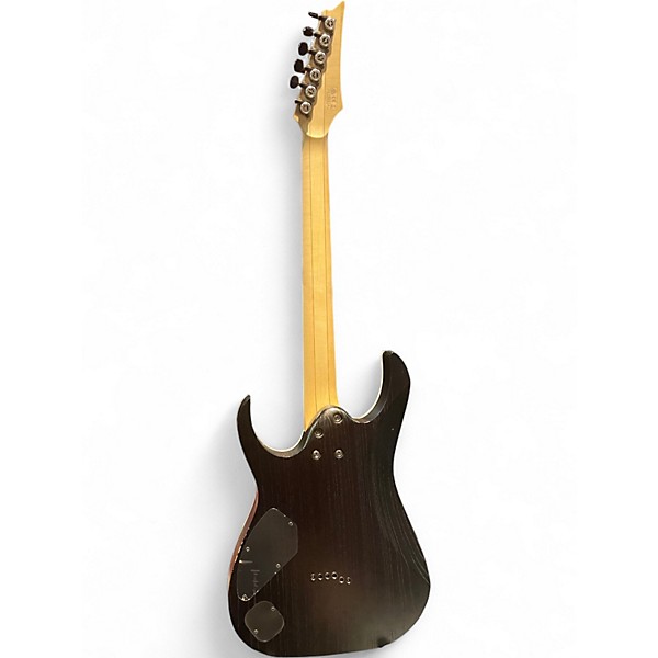 Used Ibanez Prestige RGR652AHBF Weathered Black Solid Body Electric Guitar