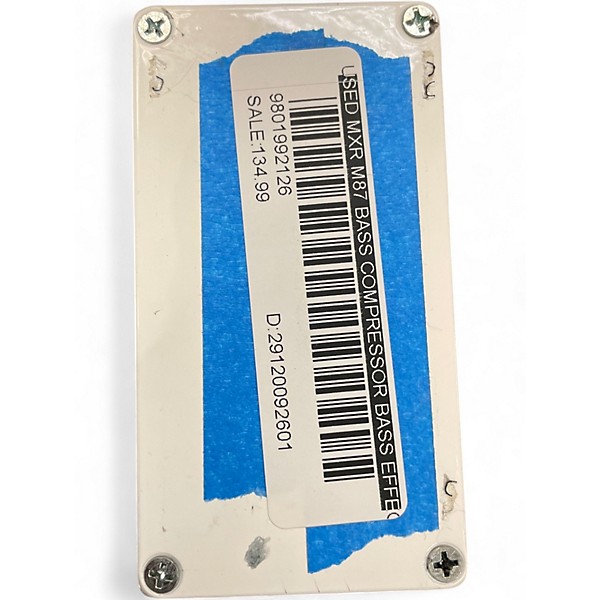 Used MXR M87 Bass Compressor Bass Effect Pedal