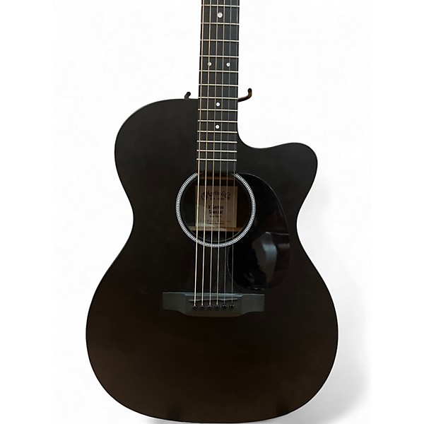 Used Martin X Series special Black Acoustic Electric Guitar