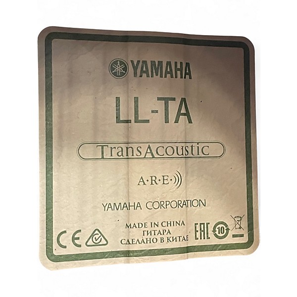 Used Yamaha LLTA Natural Acoustic Electric Guitar
