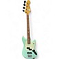 Used Fender Mustang Bass Surf Green Electric Bass Guitar thumbnail