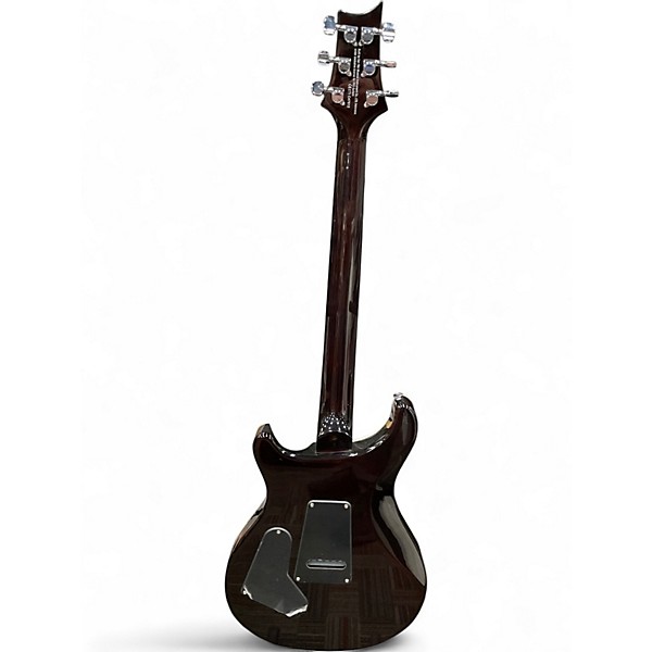 Used PRS CUSTOM 24 QUILTED Amber Solid Body Electric Guitar