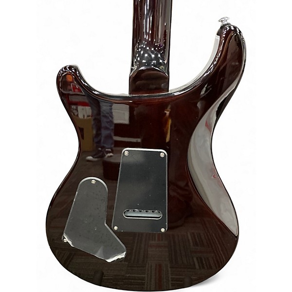 Used PRS CUSTOM 24 QUILTED Amber Solid Body Electric Guitar