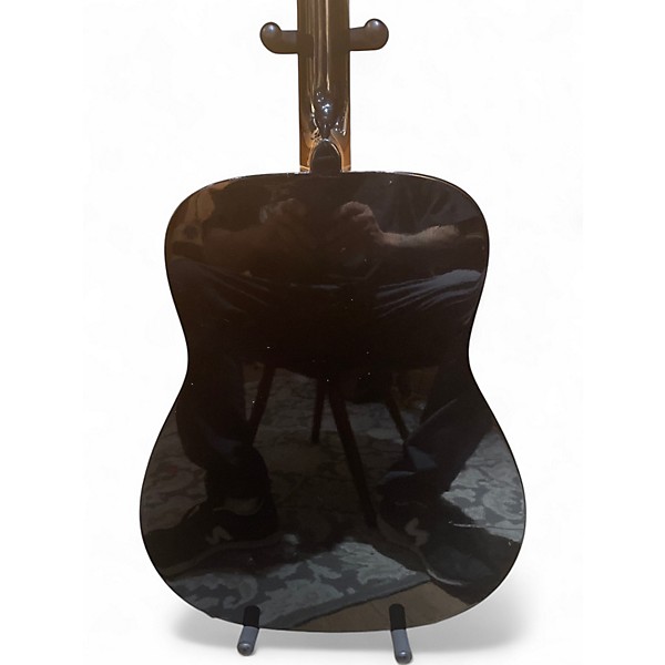 Used Yamaha F340BL Black Acoustic Guitar