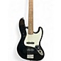 Used Squier Jazz Bass Black Electric Bass Guitar