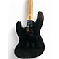 Used Squier Jazz Bass Black Electric Bass Guitar