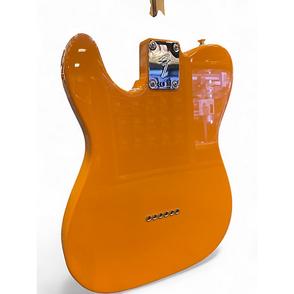 Used Fender Player Telecaster Capri Orange Solid Body Electric Guitar