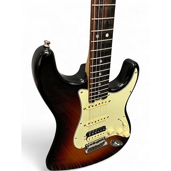 Used Fender American Elite Stratocaster 3 Color Sunburst Solid Body Electric Guitar