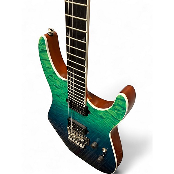 Used Jackson SL2Q Pro Series Soloist Blue Solid Body Electric Guitar