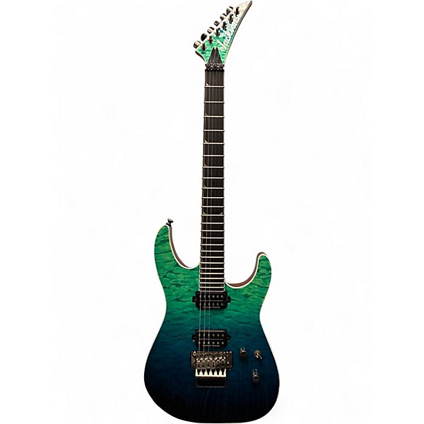 Used Jackson SL2Q Pro Series Soloist Blue Solid Body Electric Guitar