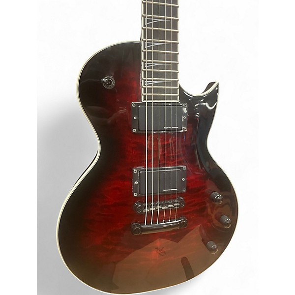 Used Jackson Pro Series Monarkh SCQ TRANS RED BURST Solid Body Electric Guitar