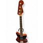 Used Squier Vintage Modified Jaguar Bass Metallic Orange Electric Bass Guitar thumbnail