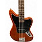 Used Squier Vintage Modified Jaguar Bass Metallic Orange Electric Bass Guitar
