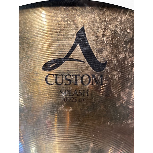 Used Zildjian 10in A Custom Splash Cymbal