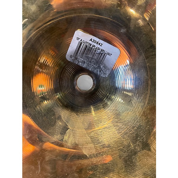 Used Zildjian 10in A Custom Splash Cymbal