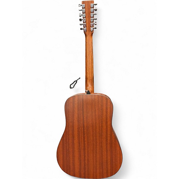 Used Martin DX2E Natural 12 String Acoustic Electric Guitar