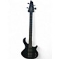 Used Warrior DM Custom Black Electric Bass Guitar thumbnail