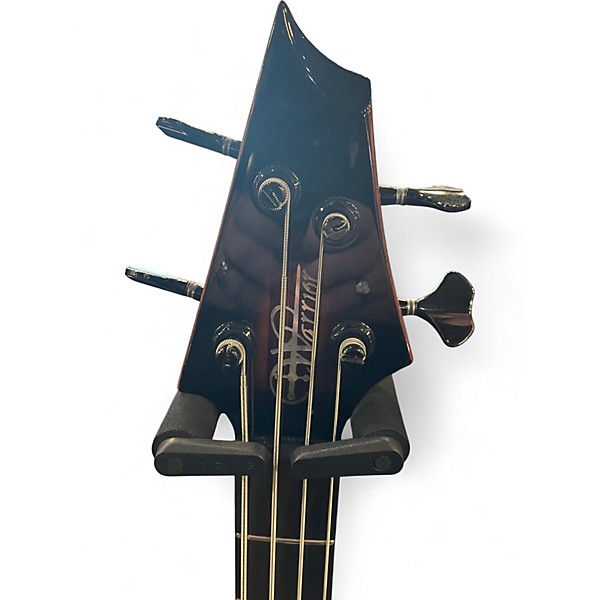Used Warrior DM Custom Black Electric Bass Guitar